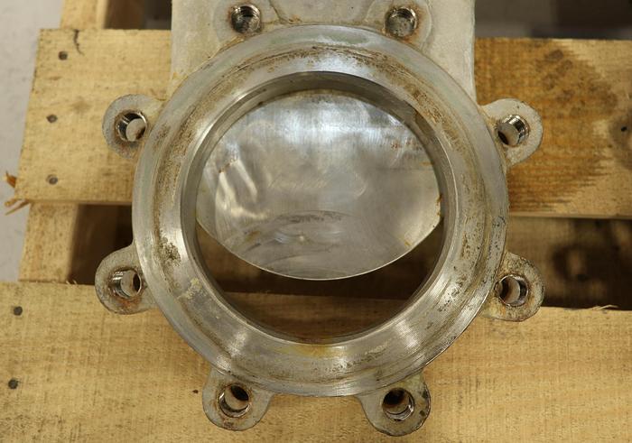 Used FABRI-VALVE 6" Hand Operated Knife Gate Valve #46249