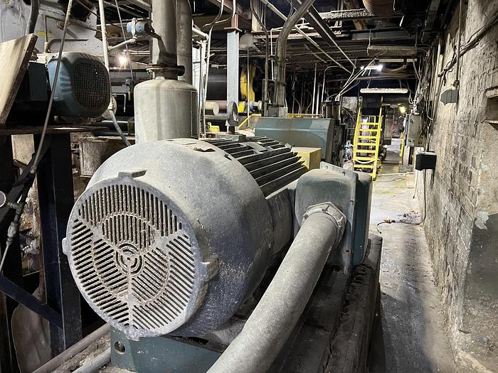 Used Miami Machine 100" Face Press Section With 4 Presses #44966