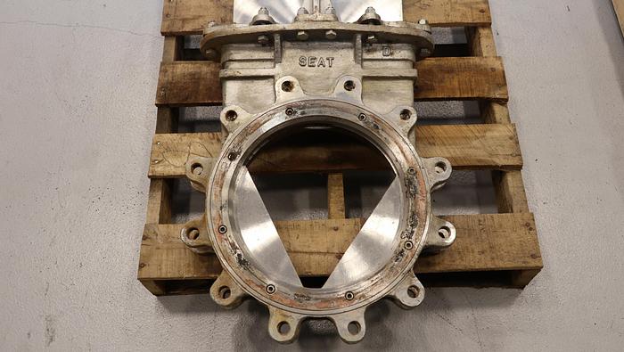 Used Flow Control Components 12" Hand Operated V-Port Knife Gate Valve #46435
