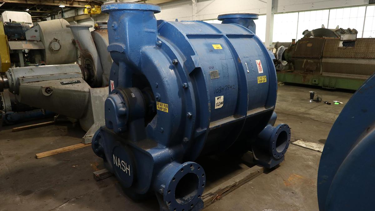 Refurbished Nash CL6001 Vacuum Pump, Rebuilt Storeroom Spare #46868
