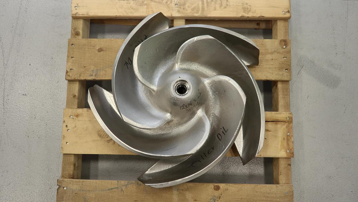 Unused Goulds 3175 12x14x22 & 12x18x22 5-Vane Impeller #46927