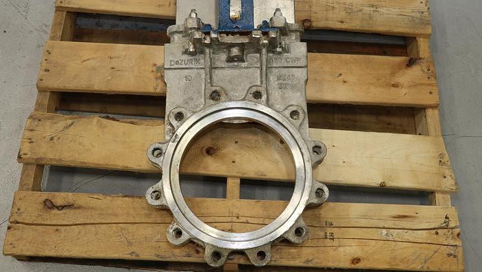 Used Dezurik 10" Air Operated Knife Gate Valve #46351