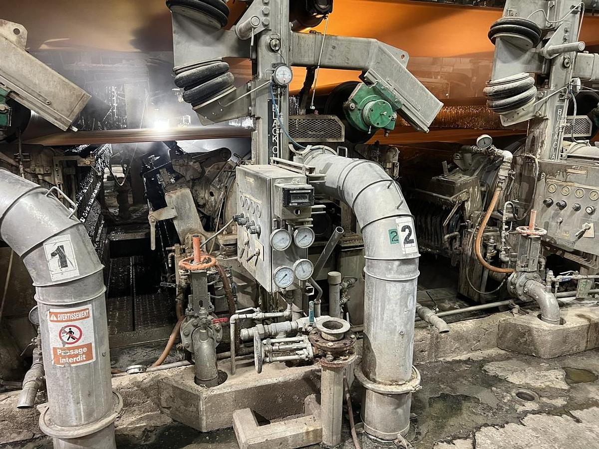 Used 7 Cylinder 110" Recycled Paperboard Machine #47044