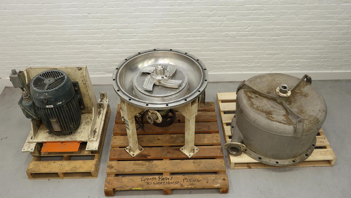 Used Kadant/Black Clawson 40-18 Float Purger With Motor Mount & Toshiba A/C Motor  #46725