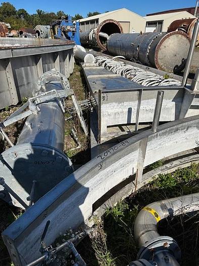 Used Krofta Supracell 62 Clarifier, 7714 GPM Capacity, SS #40629