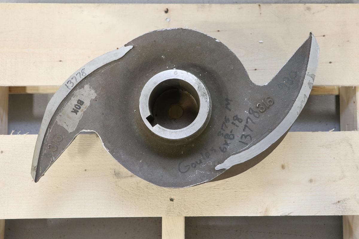 Unused Goulds 3175 6x8x18 2-Vane Impeller #47416