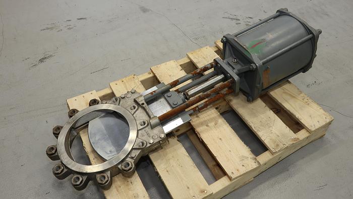 Unused Wey 10" VLC/C10 Square Air Operated Knife Gate Valve #46335