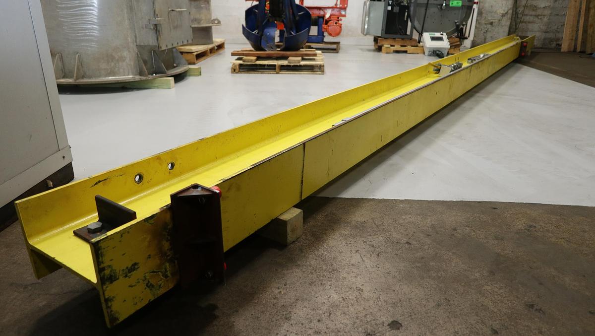 Used Andritz Saturn Monorail Hydraulic Grapple Hoist with SS Trash Tower #46206