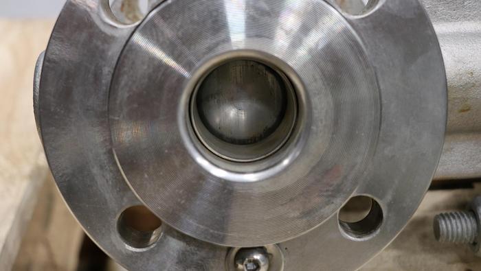 Used Fisher 1.5" V150 Air Operated Vee Ball Valve #46420