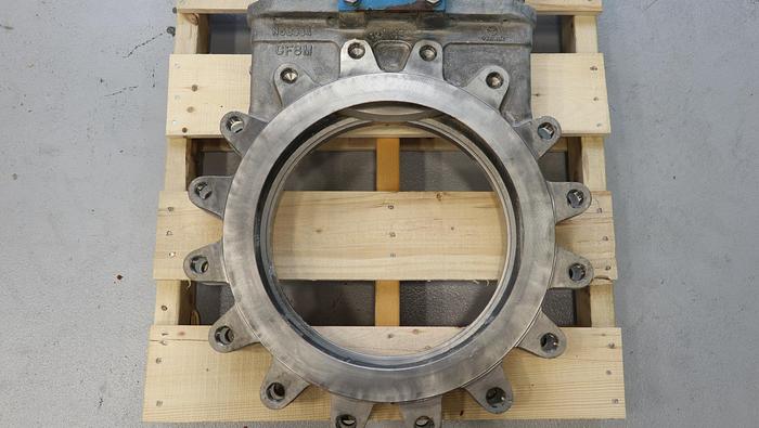 Used Orbinox 16" Hand Operated Knife Gate Valve #45624