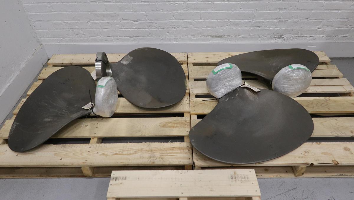 Used Valmet 4-Vane Side Mount Agitator Propeller #47294