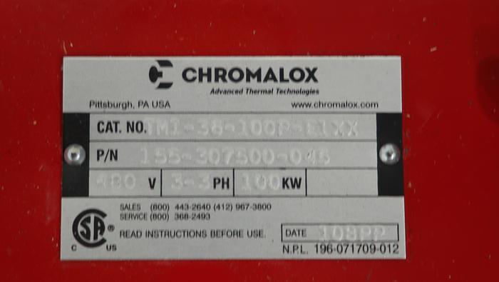 Unused Chromalox Type 832H Screw Plug Immersion Heater #45682