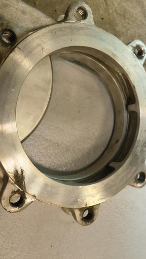 Used Flow Control 8" Hand Operated Knife Gate Valve #45915