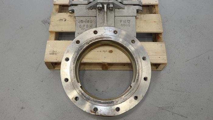 Unused FNW 12" Hand Operated Knife Gate Valve #46356