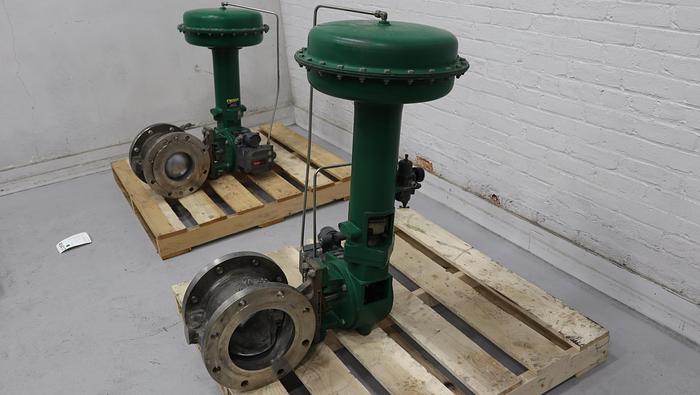 Used Fisher 8" V150 Series B Air Operated Vee Ball Valve #46416