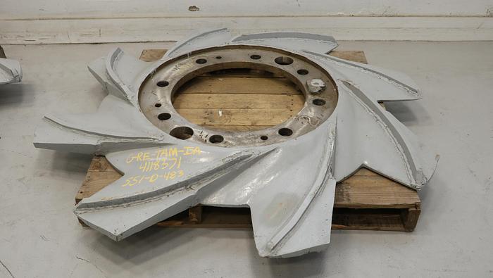 Used Black Clawson 8-Vane 63" Vokes Rotor #45114