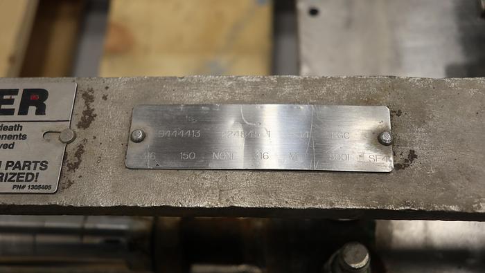 Used Dezurik 14" Air Operated Knife Gate Valve #46346