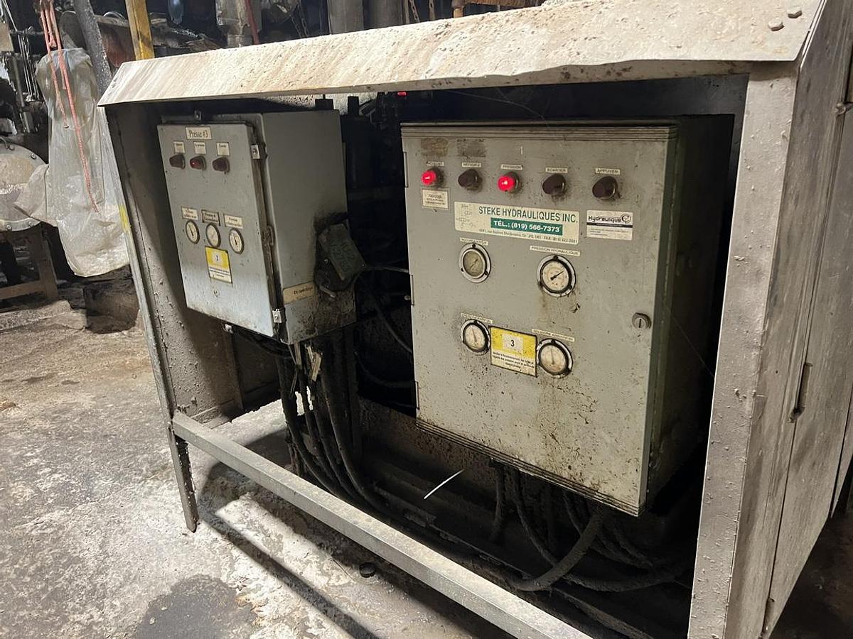 Used 7 Cylinder 110" Recycled Paperboard Machine #47044