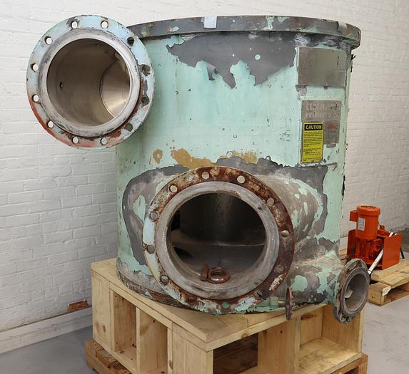 Used Bird Model 800 Pressure Screen Housing With Rotating assembly #46071