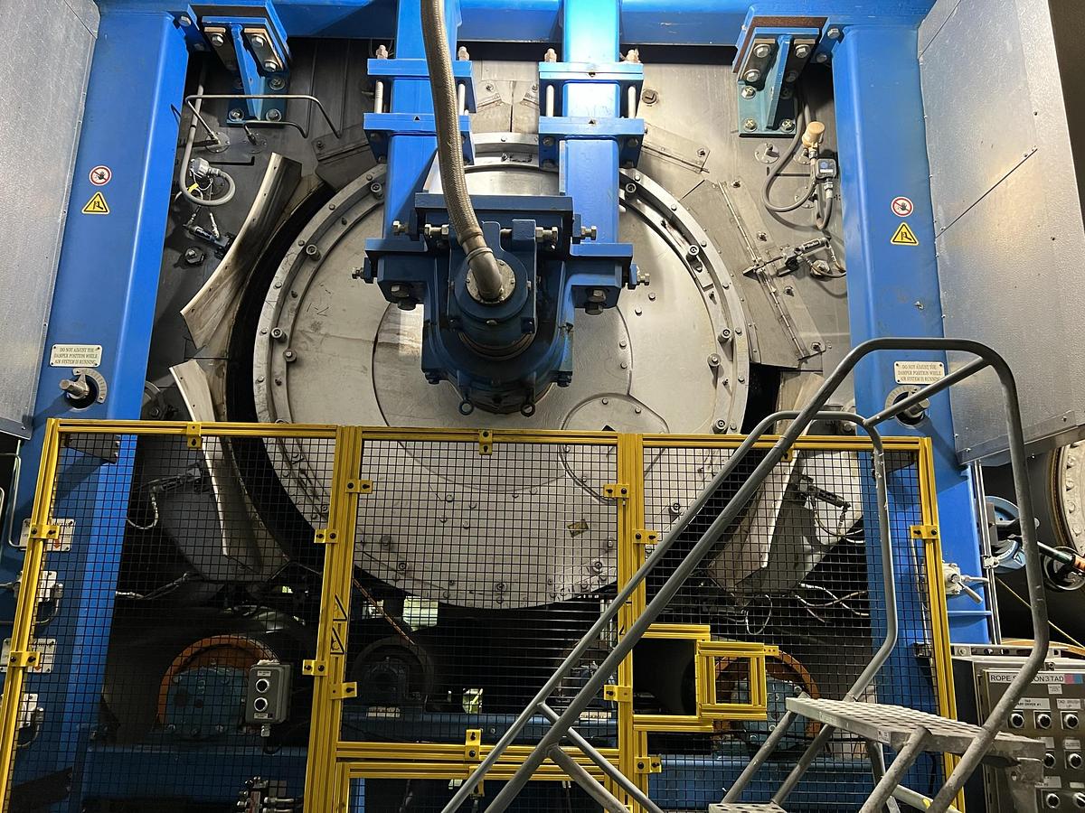 Used Dryer Can Section, (35) 224" Face x 60" Diameter #47085