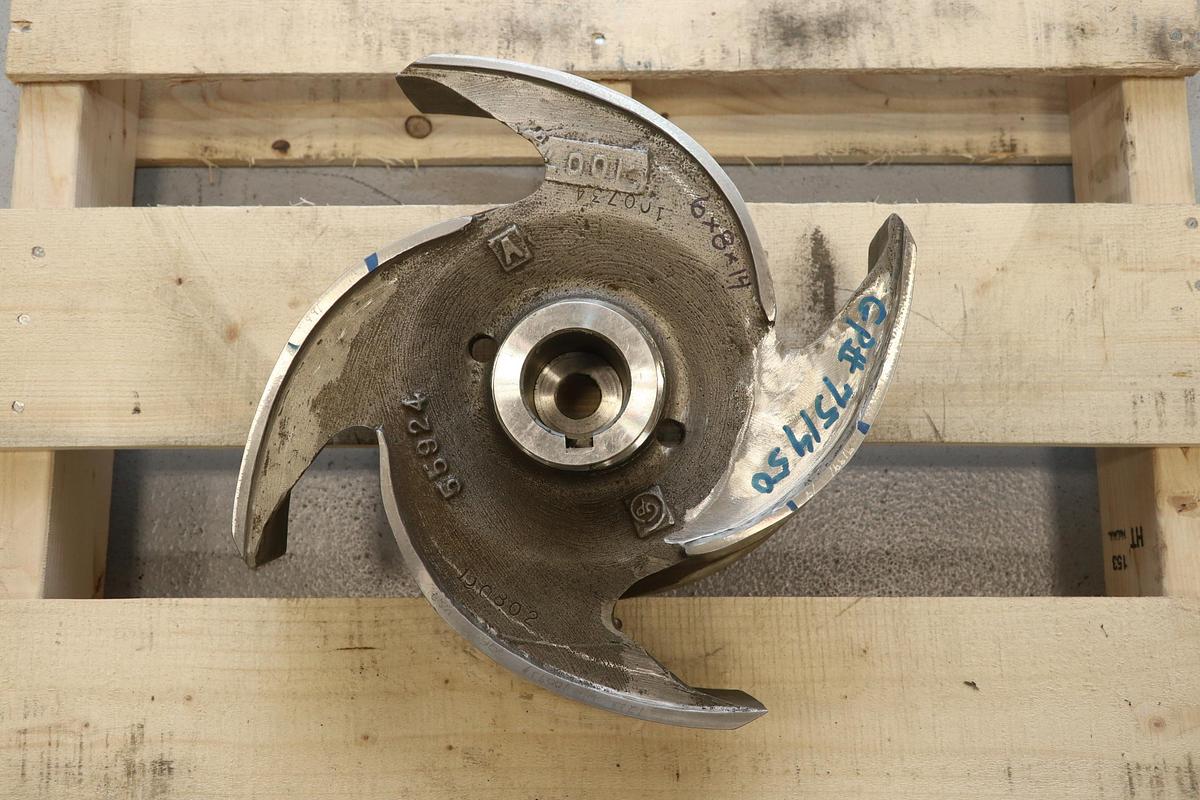 Unused Goulds 3175 6x8x14 & 6x12x14 2/4-Vane Impeller #47523