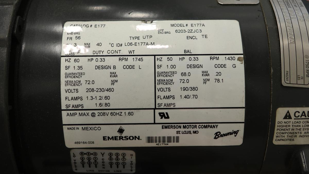 Used Emerson E438/L04107077N Power Transmission Syncrogear Module #46768