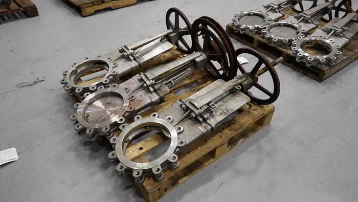 Used FNW 65BM 10" Hand Operated Knife Gate Valve #46360