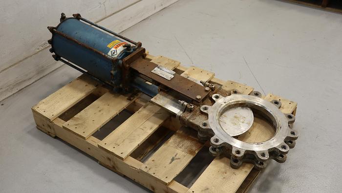 Used Dezurik 10" Air Operated Knife Gate Valve #44764