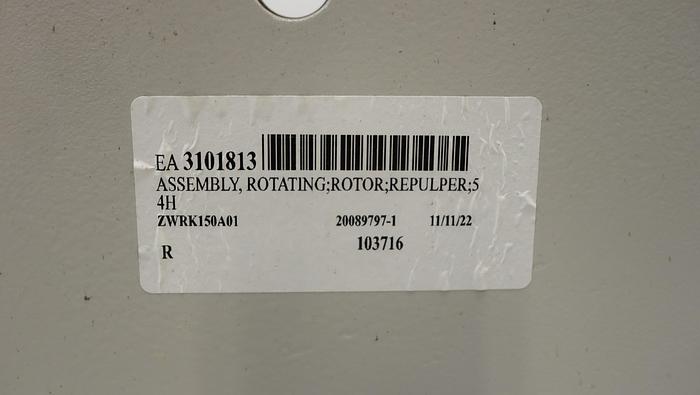 Unused Voith 54H Repulper Rotating Assembly  #45568