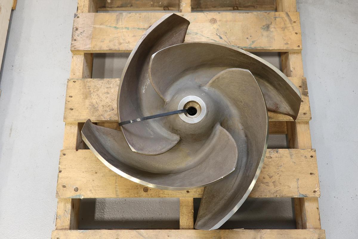 Unused Goulds 3175 12x14x22 4-Vane Impeller #47407
