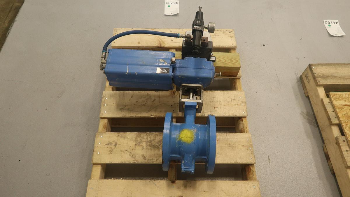 Refurbished Metso Q-RECA04DJJST 4" Vee Ball Valve With Q-Trim Technology #46703