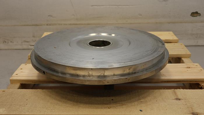 Used Goulds 3175 18" Stainless Steel Stuffing Box Cover #44972