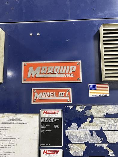 Used Marquip 59" Sheeter #44981