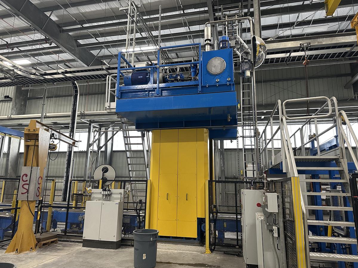 Used Pasaban Pulp Mill Sheeter With Slitting Section & Bale Forming System With Hydraulic Press #46901