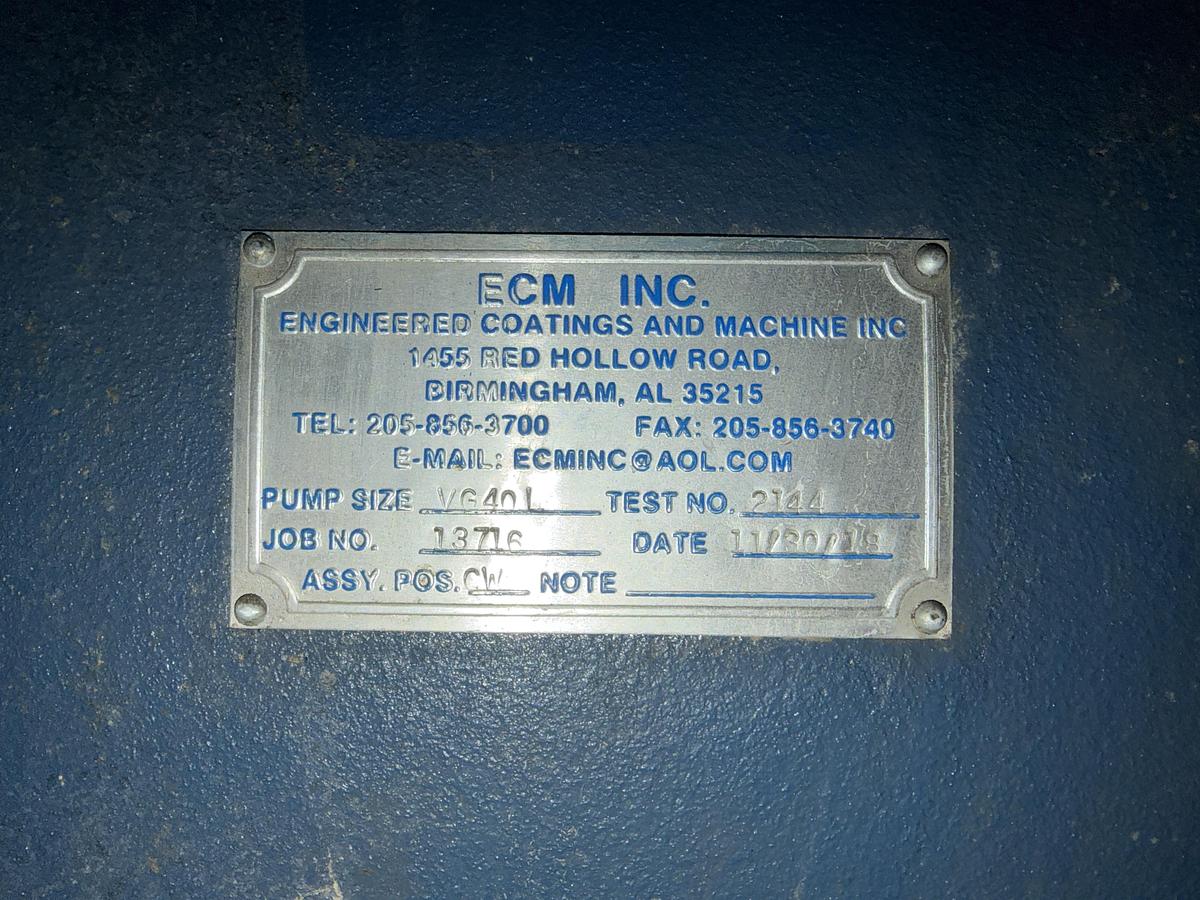 Refurbished VOONER VG40A-L VACUUM PUMP REBUILT #47123