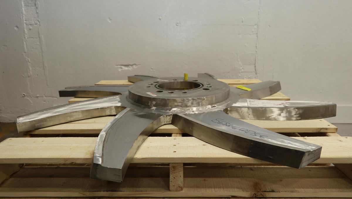 Used Voith Sulzer ATS 500 Turbo Separator 8-Vane Rotor #47150