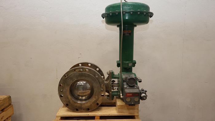 Used Fisher 10" V150 Series B Air Operated Vee Ball Valve #46491