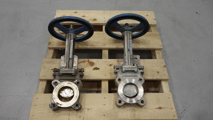 Used Velan L10-0310C-13SL 3" Hand Operated Knife Gate Valve #45599