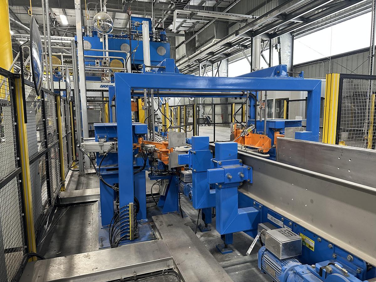 Used Pasaban Pulp Mill Sheeter With Slitting Section & Bale Forming System With Hydraulic Press #46901