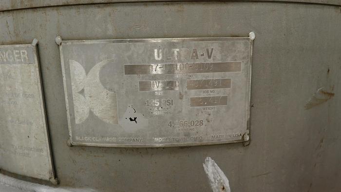 Used Black Clawson UV100 Pressure Screen #44934