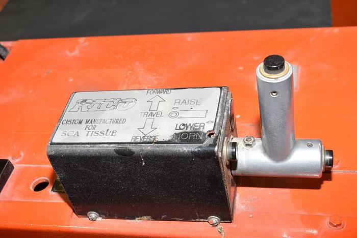 Used RICO R-LPRH-R-120 ELECTRIC UPRIGHT RIDE-ON ROLL HANDLER #45477