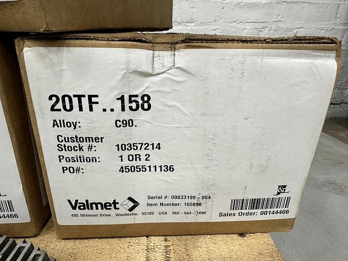 Unused Sprout Waldron 20" Twin Flo Refiner Plate Set #45423