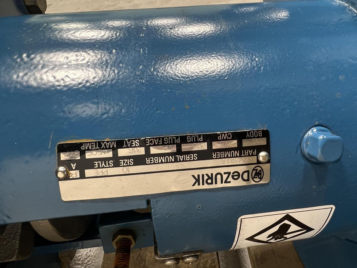 Unused Dezurik 10" Electronic Basis Weight Valve #47117