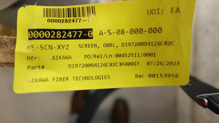 Unused Bird Model ST- 400 Stainless Steel Pressure Screen Basket With .094 holes,12.6% OA #46483