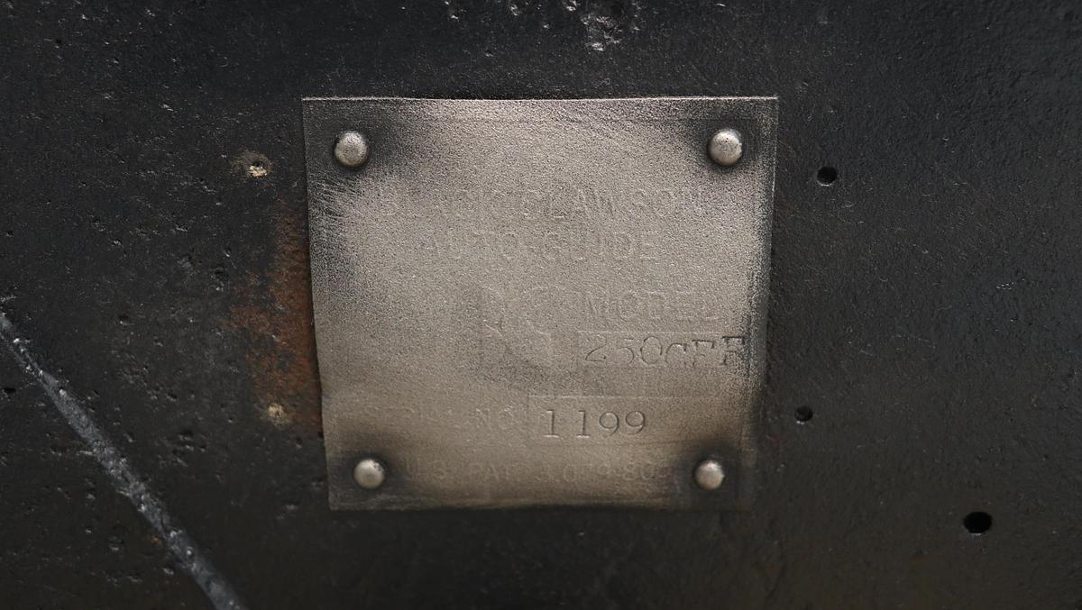 Unused Black Clawson 250CFF Felt Guide #46979