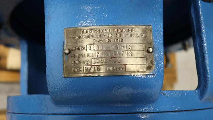 Used Goulds 3196CV 2x3x13 Pump #44873