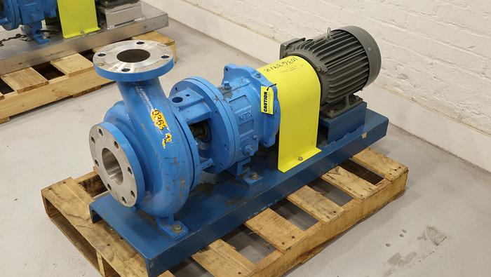 Used Goulds 3196 3x4x8 Pump & Westinghouse A/C Motor #45408