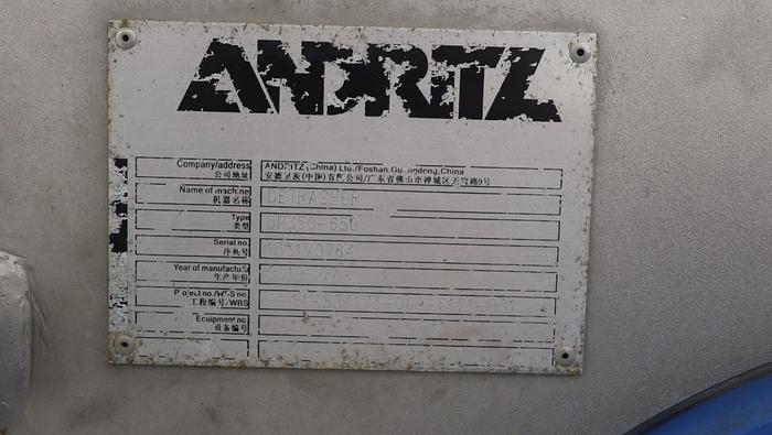 Used ANDRITZ DETRASHER DP350-650 DETRASHING PUMP #45492