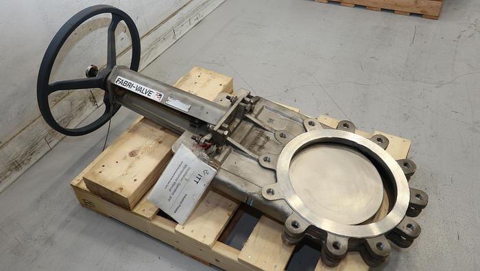 Used Fabri-Valve 14" Hand Operated Knife Gate Valve #46284