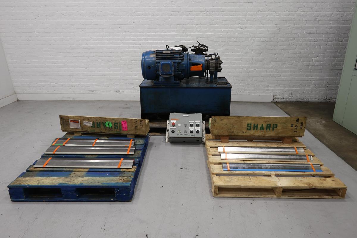 Used Brinkley 108" Wide x 65" Diameter Roll Splitter #47628
